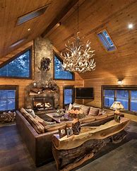 Image result for Modern Country Cabin Interior