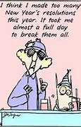 Image result for Broken New Year Resolution Funny Cartoon