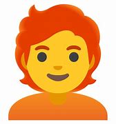 Image result for Red Hair Emoji