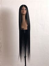 Image result for Long Human 40 Inch Wigs On Wig Stand