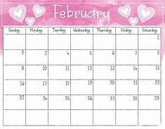 Image result for February Calendar Templates for Free