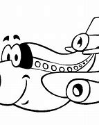 Image result for Airplane Drawing for Coloring