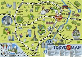 Image result for Japan Tokyo Map for Kids