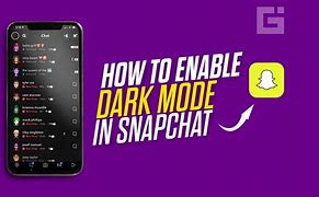 Image result for Dark Mode On Snapchat iPhone