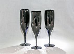 Image result for Black Champagne Flutes