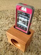 Image result for Wooden Speaker for iPod