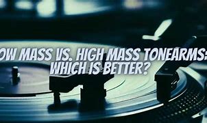 Image result for Tonearm Mass Chart