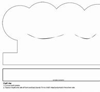 Image result for Paper Chef Hat Template