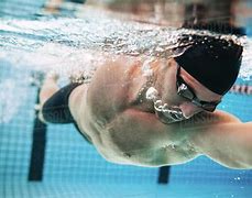 Image result for Man with Swimming Google's