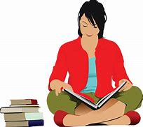Image result for Teenager Reading Clip Art