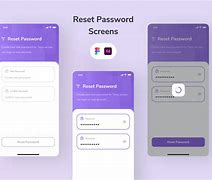 Image result for Password Retrieve Mobile App Interface