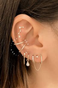Image result for Double Conch Piercing
