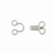 Image result for White Cloths Plastic Hook and Eyes