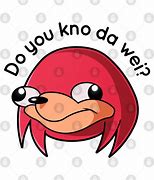 Image result for Knuckles Do You Know the Way Full Body