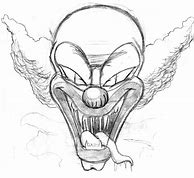 Image result for Draw Scary Clown