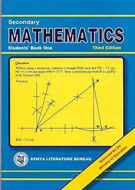 Image result for Form 1 Maths Textbook