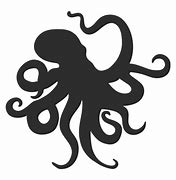 Image result for Octopus Silhouette Art