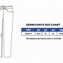 Image result for Jeans Pants Size Chart