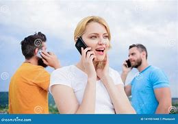 Image result for Two People On Their Phones