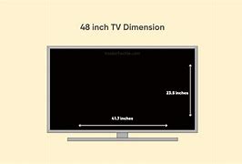 Image result for LG 48 Inch TV Dimensions