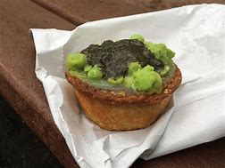 Image result for Mushy Peas and Mint Sauce