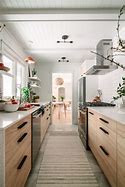Image result for Modern Galley Kitchen with Island