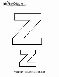 Image result for Letter of Alphabet Z