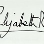 Image result for Queen Elizabeth II Signature