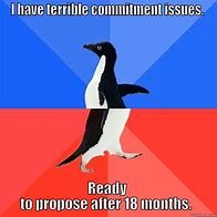 Image result for Mr Commitment Issues Meme