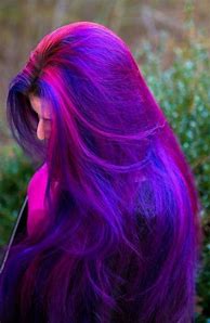 Image result for Bright Purple Dyed Hair