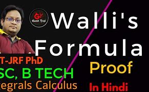 Image result for Wallis Formula