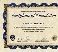 Image result for Law Enforcement Certificate Template
