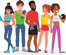 Image result for People Exercising Clip Art