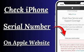 Image result for iPhone Serial Number Check