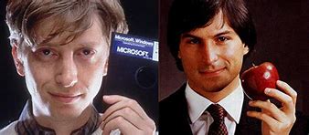 Image result for Bill Gates and Steve Jobs Foto