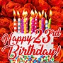 Image result for 23rd Birthday Card