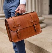 Image result for Leather Lawyer Briefcase