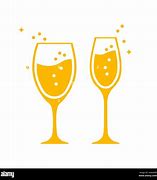 Image result for Champagne Bubbles in Glass Symbol