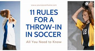 Image result for Soccer Throw-In Rules