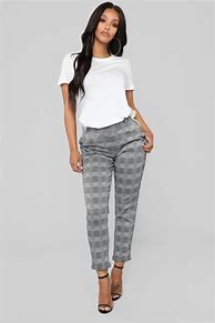 Image result for Black and White Pants