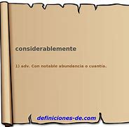 Image result for considerablemente