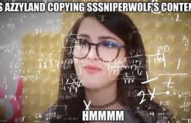 Image result for SSSniperWolf Evan Meme