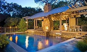 Image result for Pool House Designs with Outdoor Kitchen