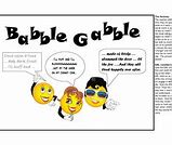 Image result for Babble Gabble Clip Art