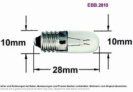 Image result for Panel Bulb 10X28mm 60V 2W
