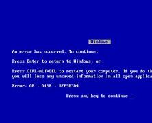 Image result for Blue Screen Error Code
