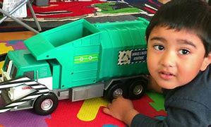 Image result for 1960s White Toy Garbage Truck