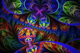 Image result for Psychedelic Fractal Art Flowers