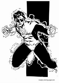 Image result for Chibi Green Lantern Coloring Pages