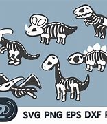 Image result for Dinosaur Skeleton Outline SVG